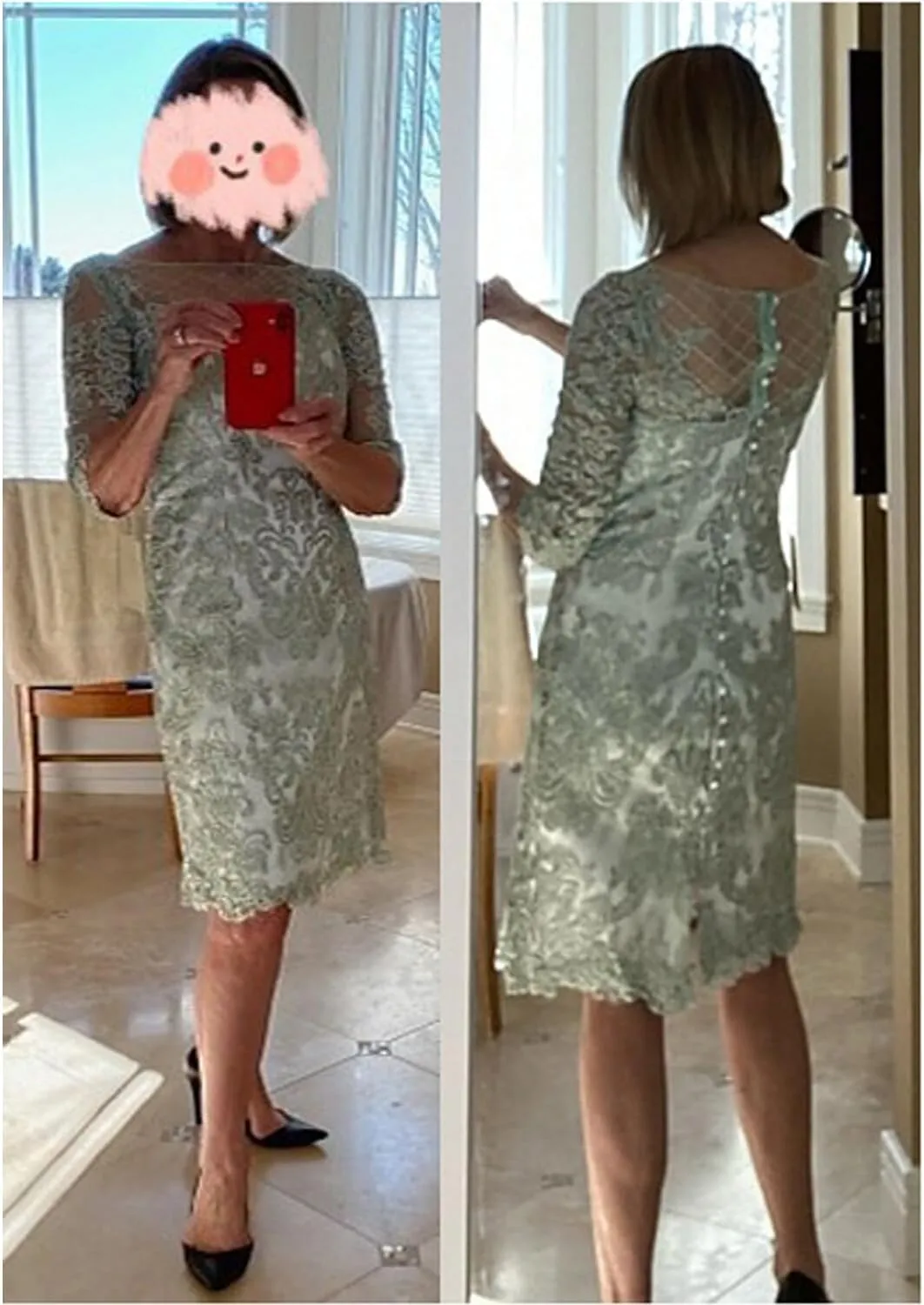 Mother of The Bride Dresses with Jackets Chiffon Lace Wedding Guest Dress Two Pieces Mermaid Formal Evening Dress