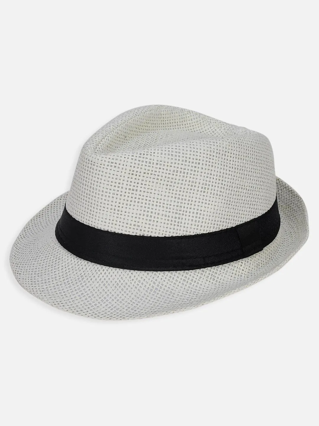 One Friday Off White Solid Cap