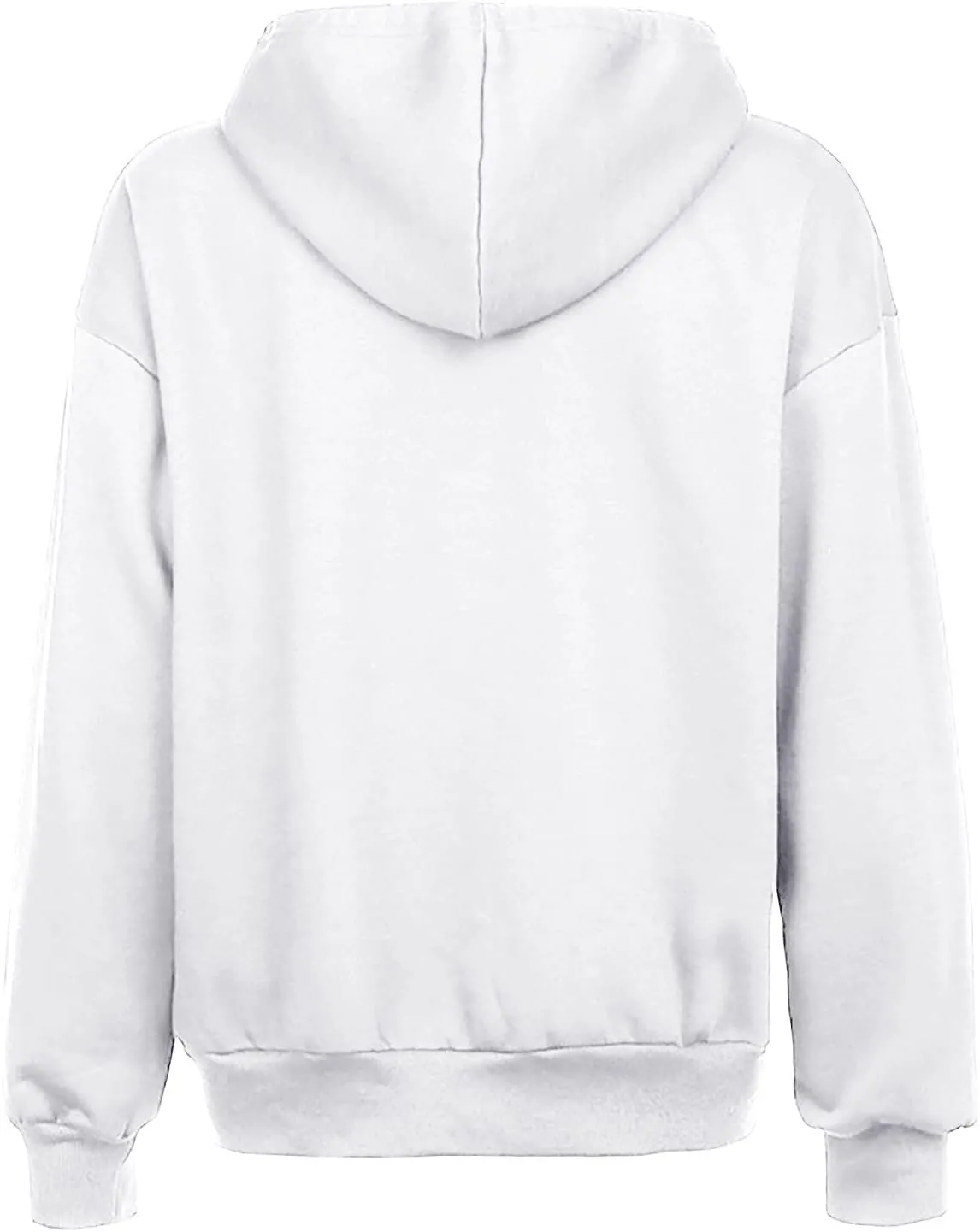 Oversized Zip Up Hoodies for Women Casual Drawstring Teen Girl Y2K Sweatshirts Long Sleeve Fall Jackets With Pockets