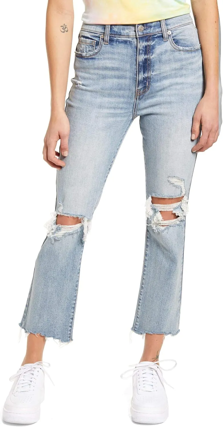 PDA Crop Flare Shy Girl Jeans