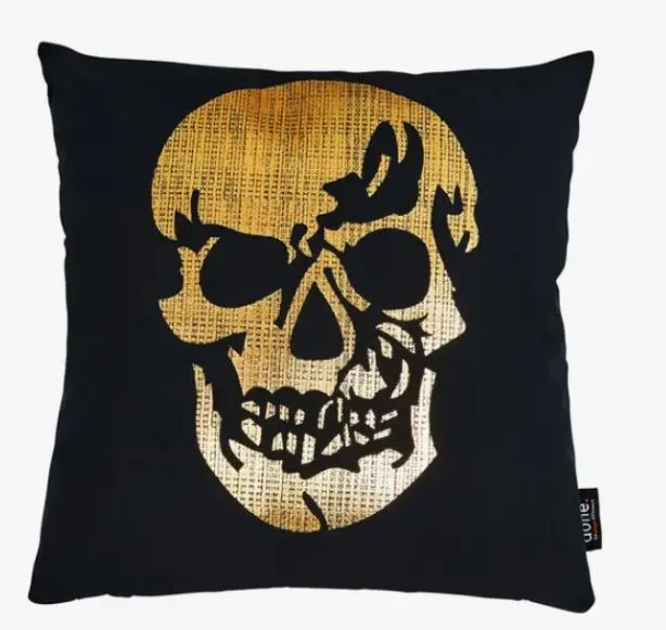 Pillow -Skull Glossy Print