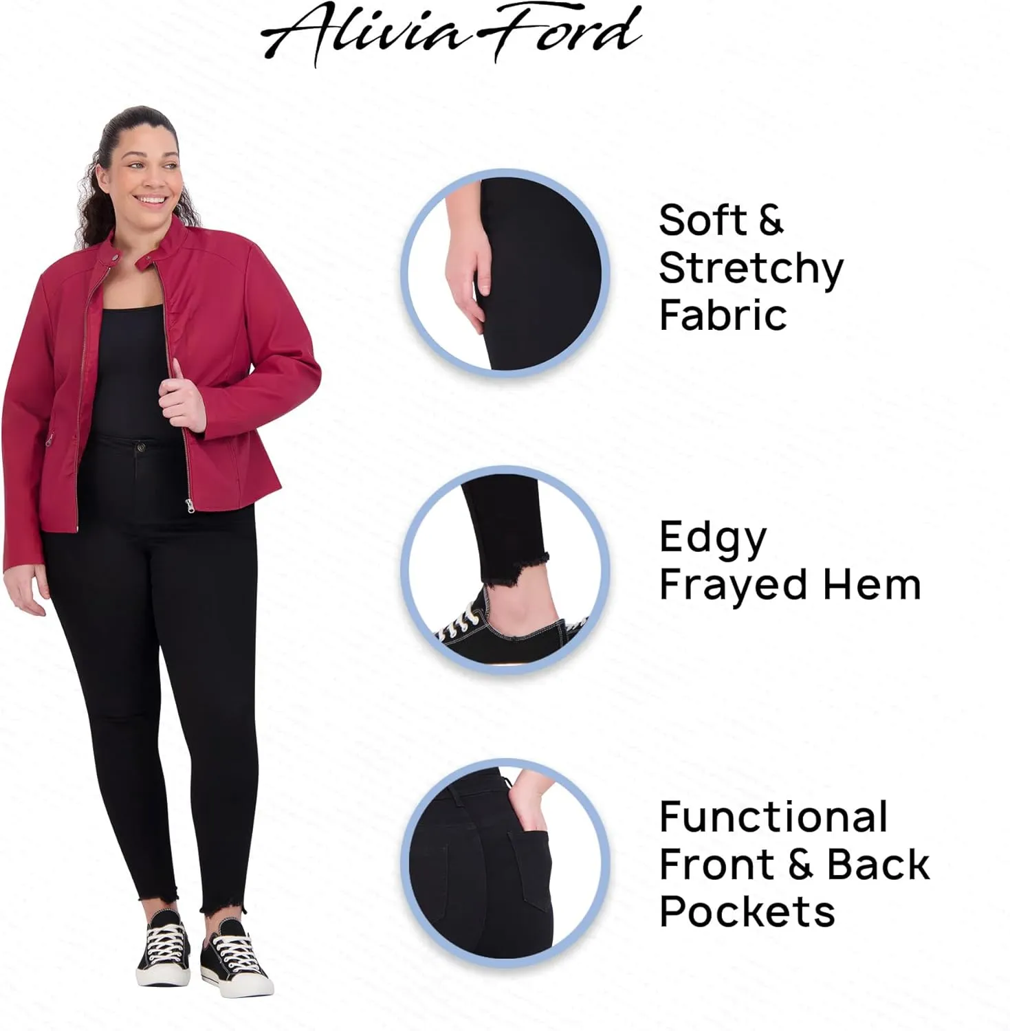 Plus Size Jeans for Women  High Waisted Skinny Jeans for Women  29