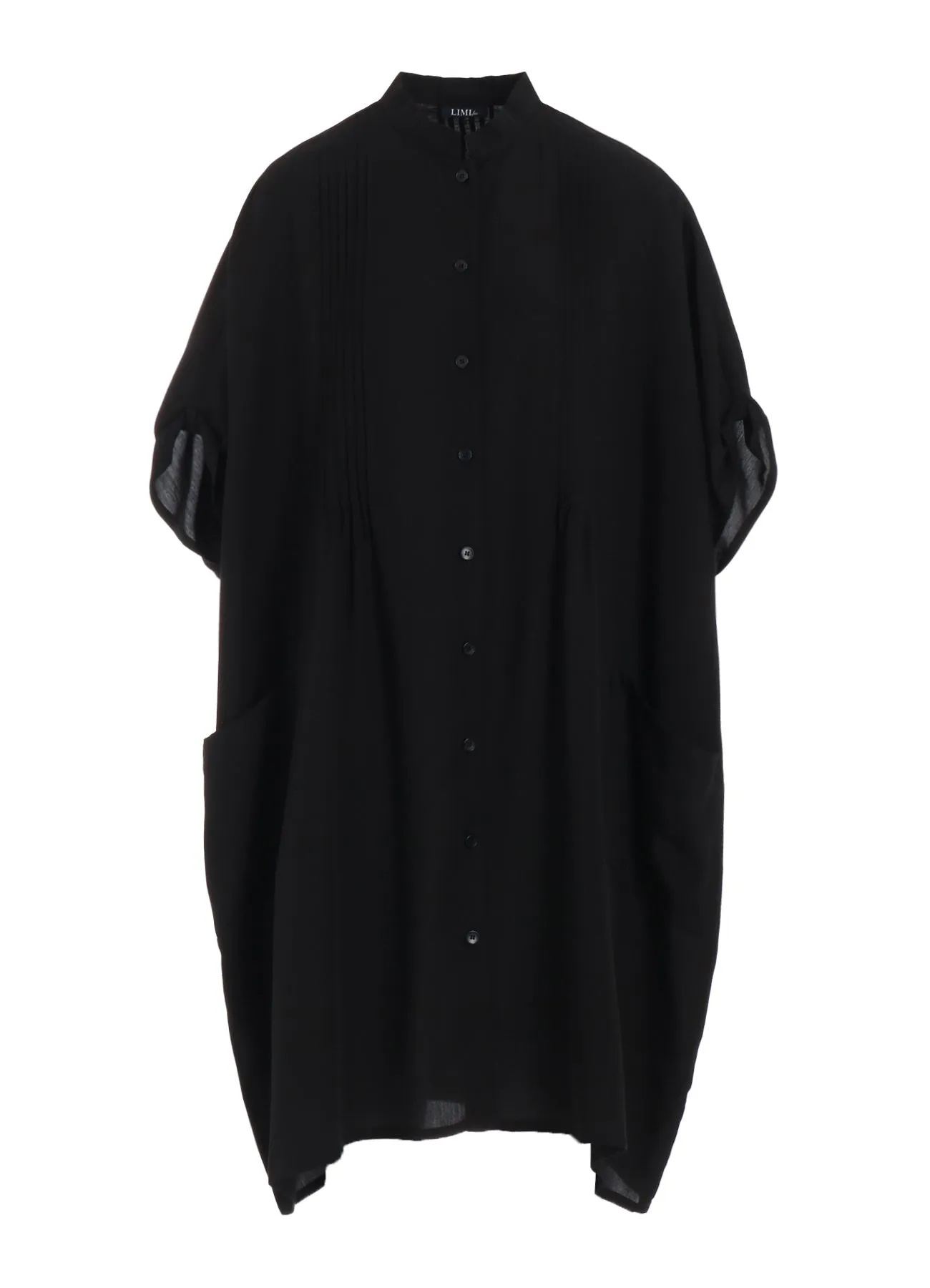 POPLIN PINTUCK DRESS