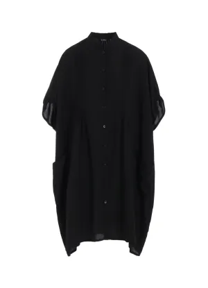 POPLIN PINTUCK DRESS
