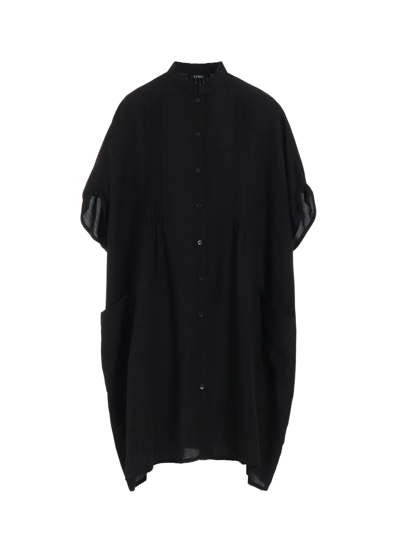 POPLIN PINTUCK DRESS