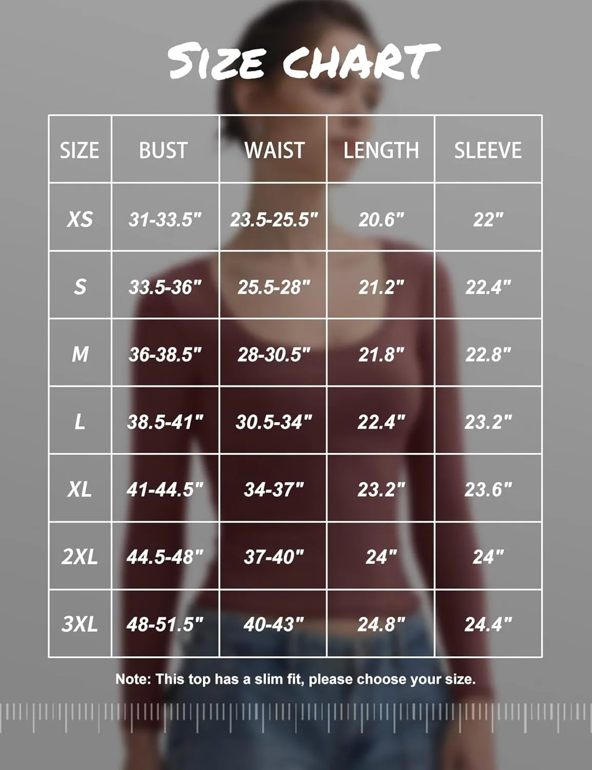 PUMIEY Women's Long Sleeve T Shirts Scoop Neck Slim Fit Going Out Tops Double Lined Basic Tee Smoke Cloud Collection