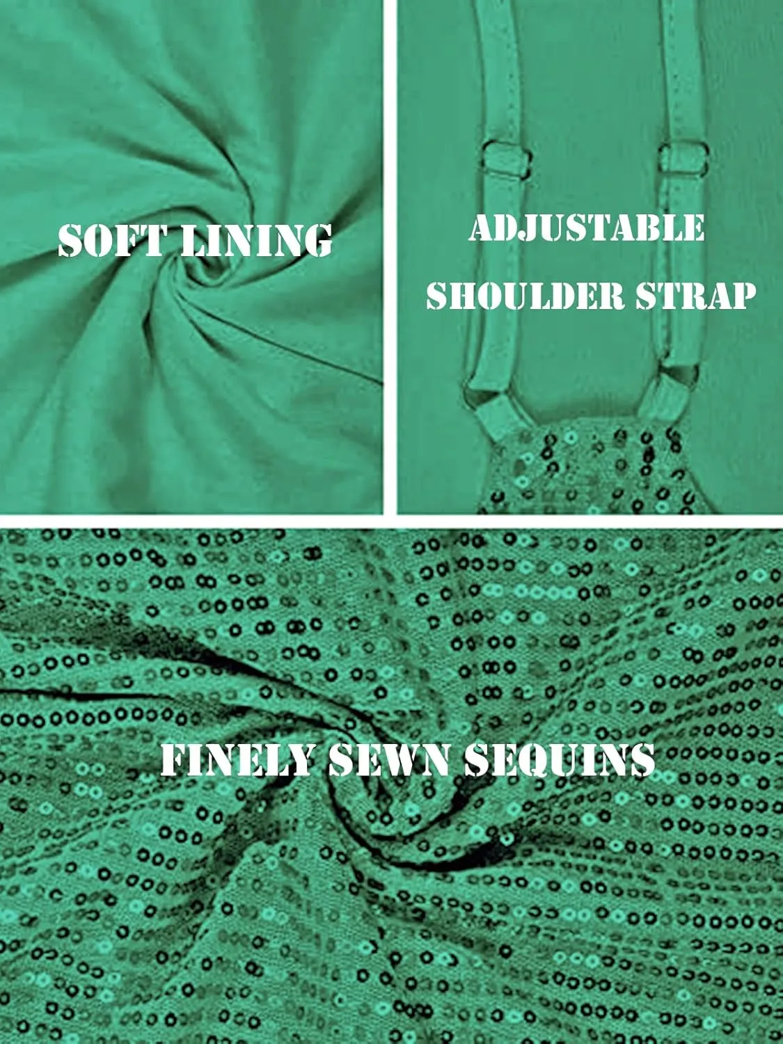 Sexy Sequin Tops for Women, Cute V Neck Glitter Cami Top Club Party Disco Sparkly Shimmer Camisole
