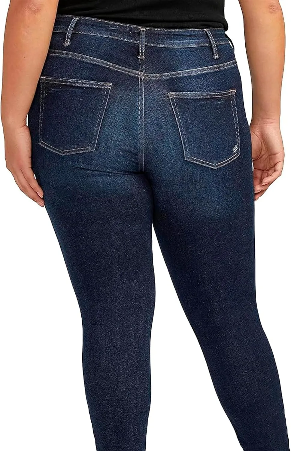 Silver Jeans Co. Women's Plus Size Infinite Fit Mid Rise Skinny Leg Jeans