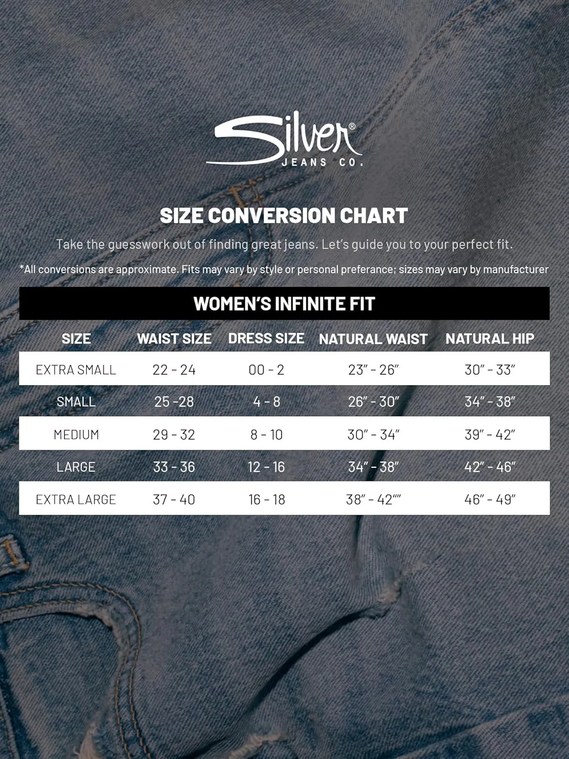 Silver Jeans Co. Women's Plus Size Infinite Fit Mid Rise Skinny Leg Jeans