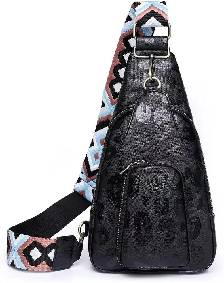 Sling Bag for Women Designer Vintage Crossbody Chest Bag Waterproof Fanny Pack Lightweight Travel Hiking Daypack