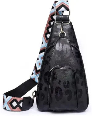 Sling Bag for Women Designer Vintage Crossbody Chest Bag Waterproof Fanny Pack Lightweight Travel Hiking Daypack