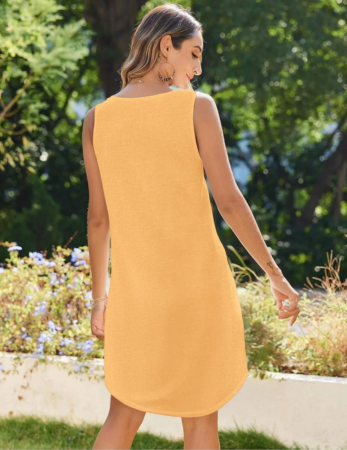 Summer Dresses for Women 2025 Beach Dress Sun Dresses Vacation Dresses Hawaiian Tank Dress Causal Mini Sundress