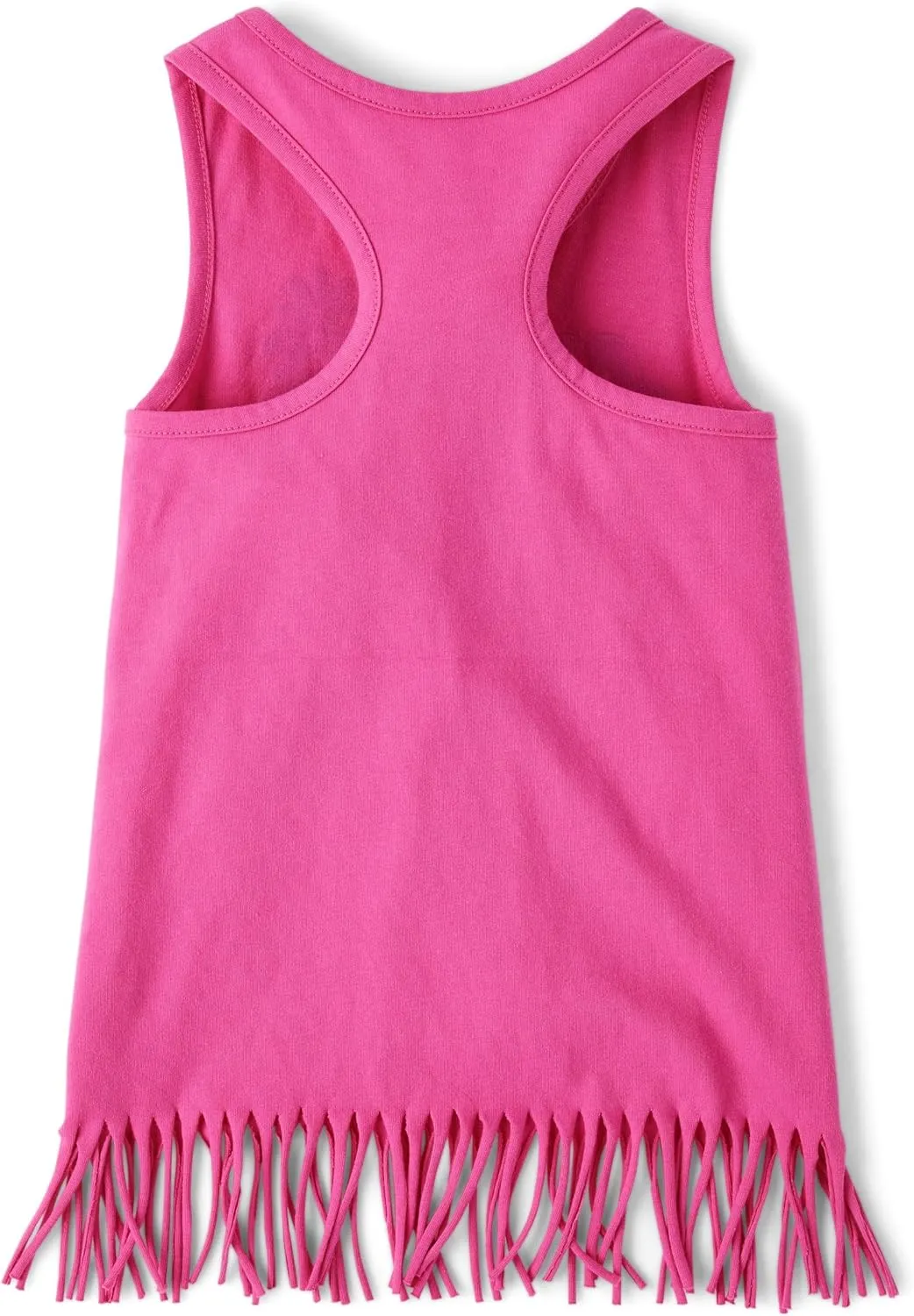 The Children's Place Girls' Graphic Fringe Tank Tops