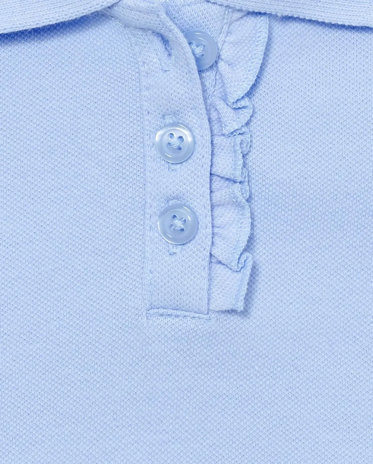 The Children's Place Girls' Toddler Mulipack Short Sleeve Ruffle Pique Polos