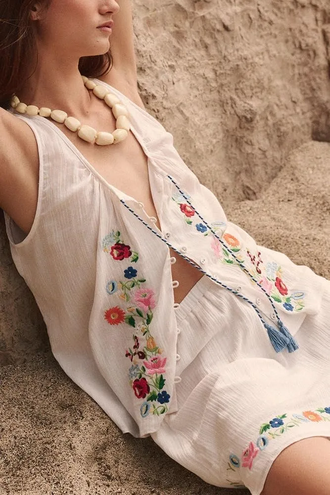 Tie Front Tank Top Women Y2k Floral Babydoll Crop Vest Cami Teen Girl Coquette Sexy Going Out Camisole Blouse Shirt