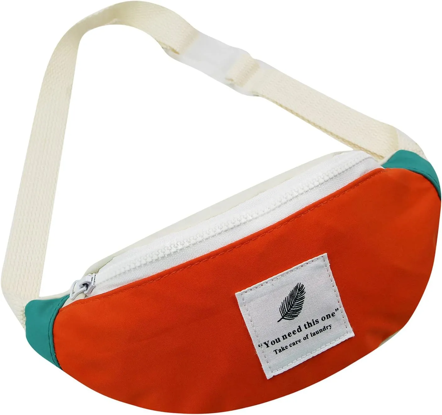 Toddlers Kids Canvas Fanny Pack Adjustable Waist Pack Small Crossbody Purse for Boys Girls
