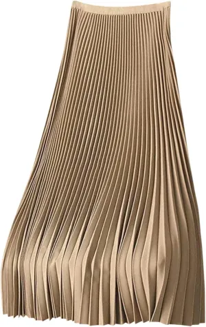 Women Pleated Skirts Plus Size Maxi Skirt High Waisted Midi Skirts Casual Summer Skirt Comfy Long Skirts A Line Skirt