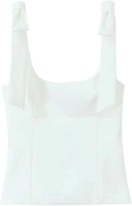 Women's Bow Elastic Casual Slim Sleeveless Camisole