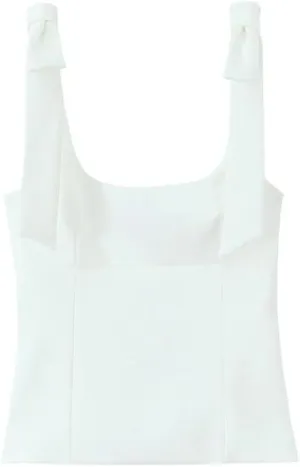 Women's Bow Elastic Casual Slim Sleeveless Camisole