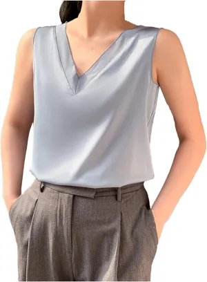 Women's Chiffon Camisole Lace Camisole Tops Women Women's V-Neck Vest