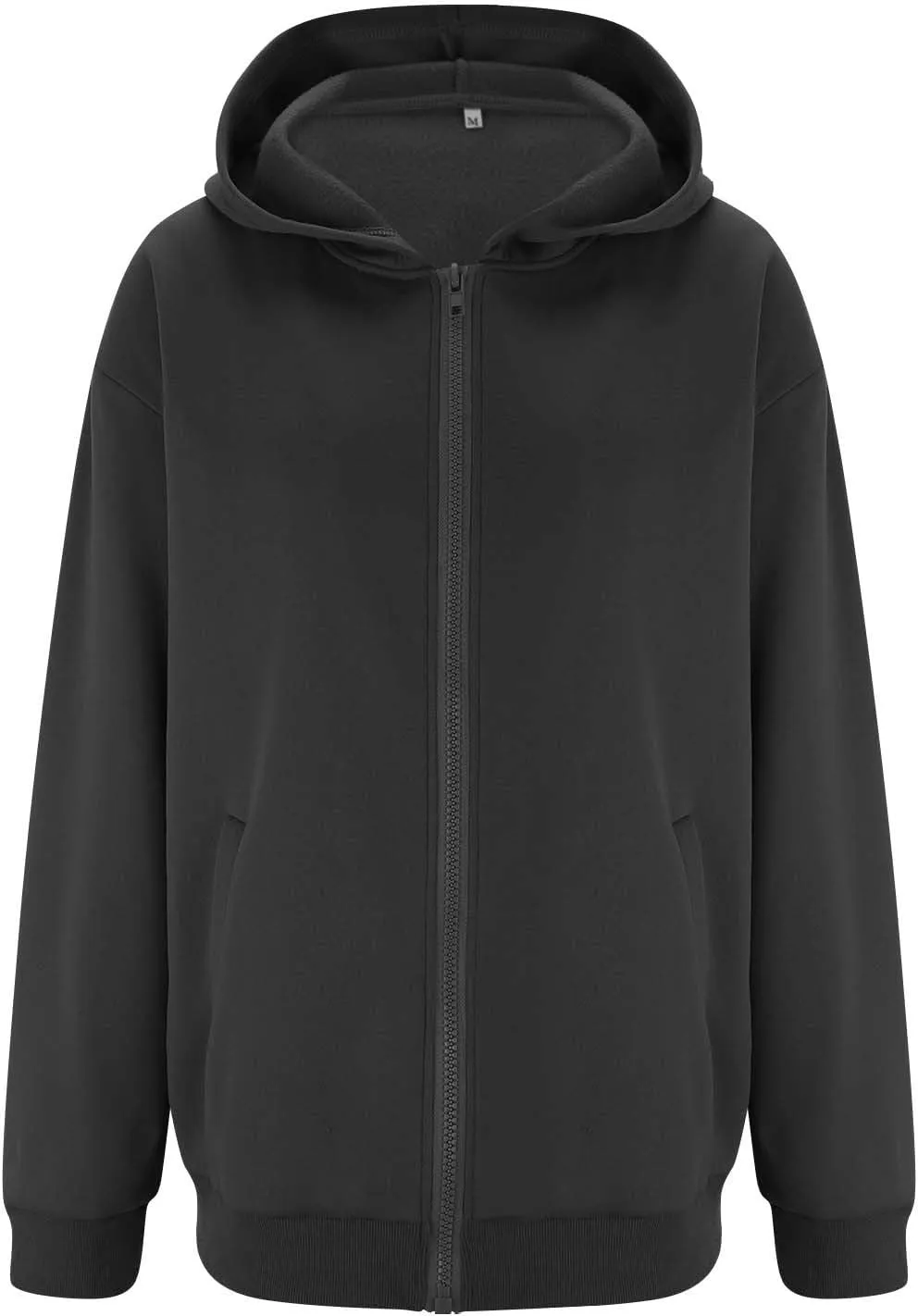 Women's Full Zip Up Hoodie Long Sleeve Hooded Sweatshirts Hoodies Fall Jacket Oversized Sweatshirts with Pockets