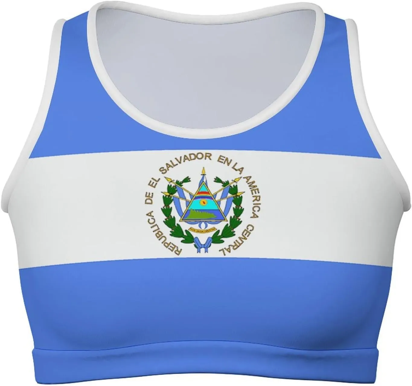 Zakqeik Womens Mexican Flag Tank Tops Workout Cropped Slim Fit Summer Camisole Sleeveless Tops