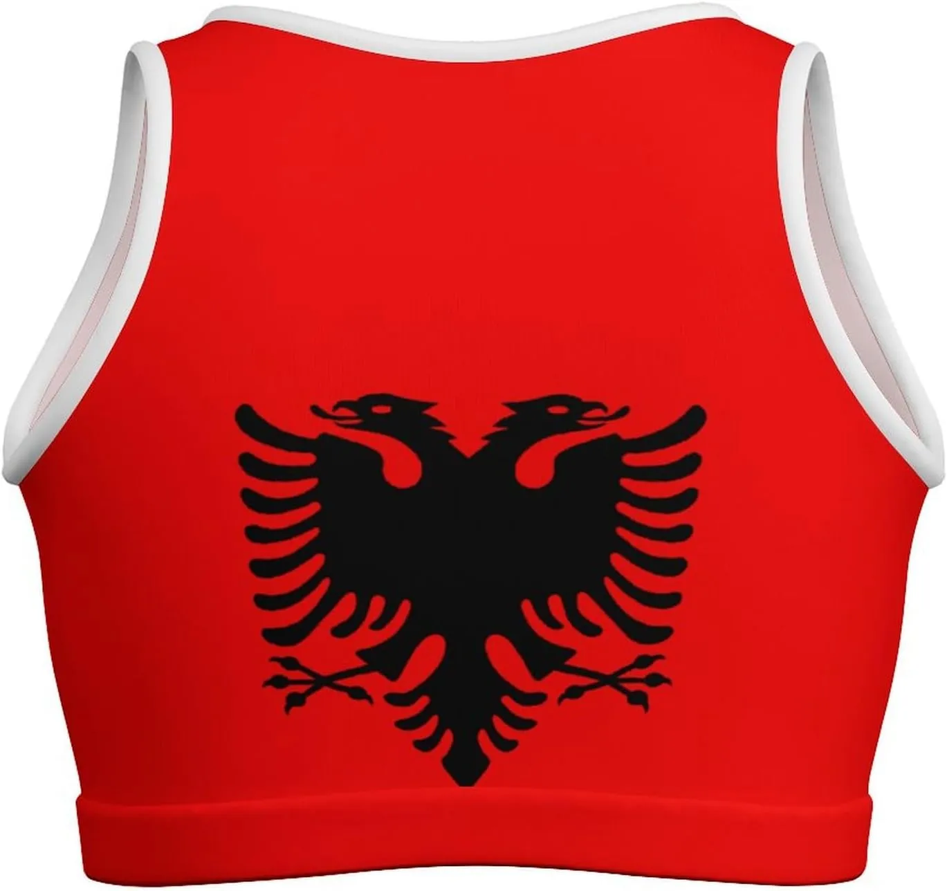 Zakqeik Womens Mexican Flag Tank Tops Workout Cropped Slim Fit Summer Camisole Sleeveless Tops